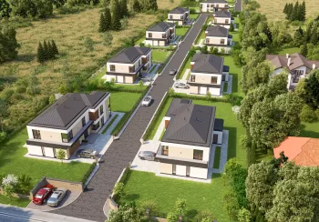 Odbiedle Platan Park, Wilanów - domy na sprzedaż